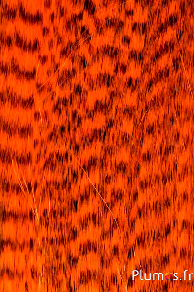 Extensions synthétiques - 40 cm, clip 3 coul. - orange
